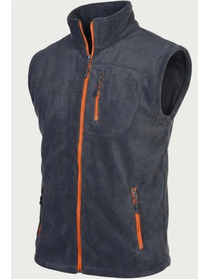 Genius Store Erkek Polar Yelek  Spor Outdoor Yelek Renkli Tam Femuarlı