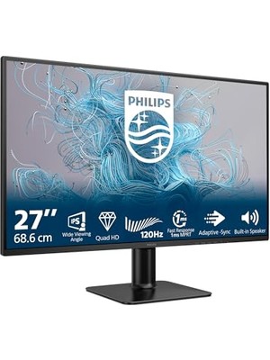 MONITOR27E2N2500 68,6 cm (27 Inç) Qhd (120 Hz; Ips, 1ms Mprt, Adaptive Sync, HDR10 (2560 x 1440, HDMI 1 x 2.0, Dp 1 x 1.4) Siyah/kırmızı