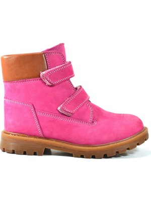 Onlo Ayakkabı T.CT17 Hakiki Deri Ortopedik Cırtlı Unisex Çocuk Bot