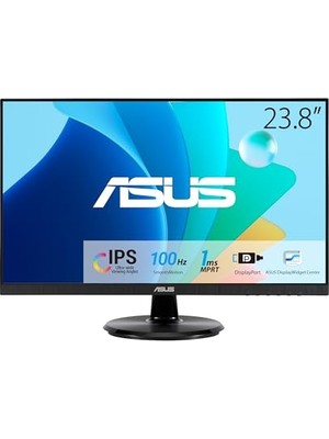 Hoparlör, Eye Care VA24DQFR - 24 Inç Full Hd Monitör - Çerçevesiz, Titreşimsiz, Mavi Işık Filtresi, Adaptive-Sync - 100 Hz, 1 Ms Mprt, 16:9 IPS Panel, 1920 x 1080 - Displayport, Hdmı, D-Sub