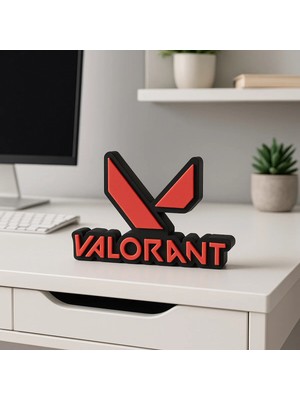 Umikolab Taktik Nişancı Oyunu Temalı Logo Standı, Masaüstü Oyuncu Dekoru