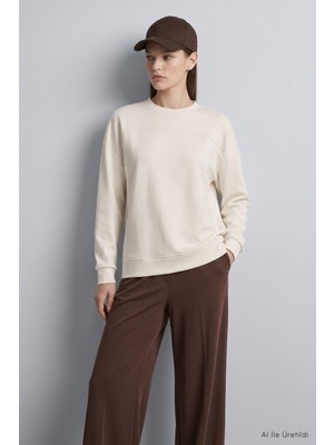Rays Bisiklet Yaka Tunik 8203A Ekru