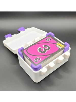 Umikolab Kart Oyunu Için Kilit Kapaklı Saklama Kutusu