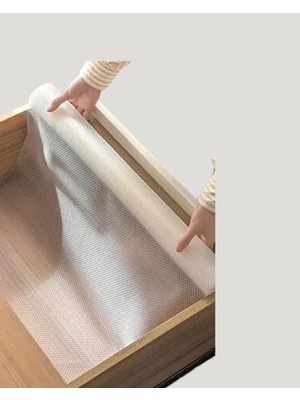 Store Kaydırmaz Şeffaf Raflık