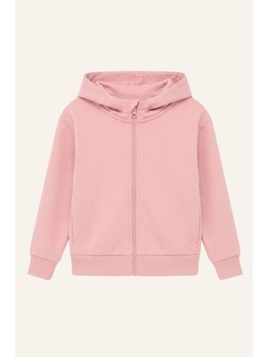 Zeyland Kız Erkek Çocuk Fermuarlı Kapüşonlu Sweatshirt