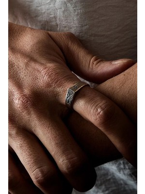 Ricco Jewellery 925 Ayar Gümüş Palmiye Tasarım Yüzük