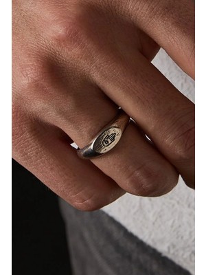 Ricco Jewellery 925 Ayar Gümüş Hamsa Aura Yüzük