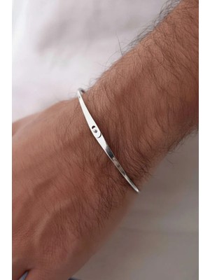 Ricco Jewellery 925 Ayar Gümüş Lades Bilezik – Erkek & Kadın