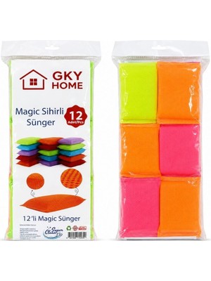Store Gky Home 12'li Magic Sosyete Sünger