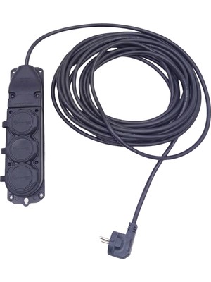 Store 3lü 10 mt Uzatma Kablosu Çantalı Kauçuk Priz 3x1.5 Cca Kablo