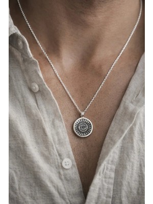 Ricco Jewellery 925 Ayar Gümüş Arcane Eye Forse Kolye