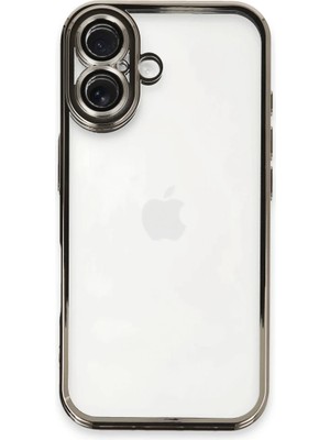 Store Apple iPhone 16 Kılıf Razer Lensli Silikon - Titanyum Gri