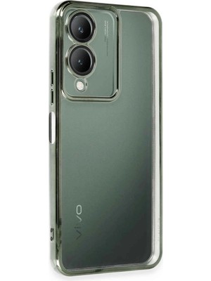Store Vivo Y17S Kılıf Razer Lensli Silikon - Yeşil