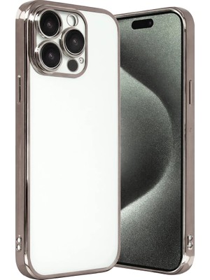 Store Apple iPhone 15 Pro Max Razer Lensli Silikon - Titan Gri