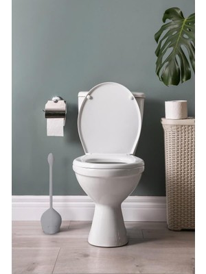 Store Lotus Tuvalet Fırçası-Gri