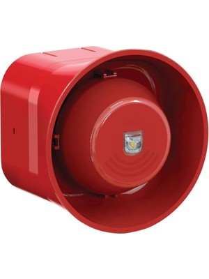 Store ML-2430 Flaşörlü Elektronik Siren, Kırmızı 24V Dc