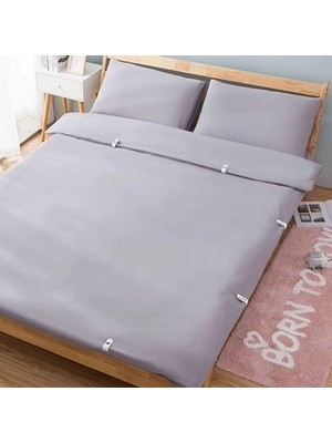Store ® 4 Adet Iğnesiz Yorgan Çarşaf ve Perde Tutucu Sabitleyici Kaydırmaz Örtü Düzenleyici Klips