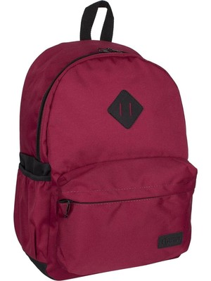 Store 130 Excaption Günlük Okul Sırt Çantası Bordo
