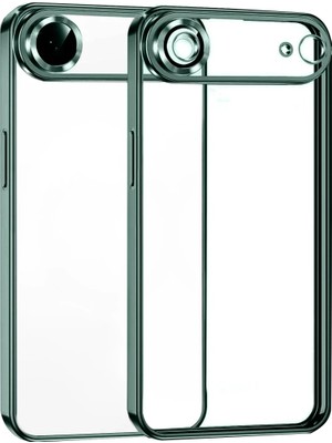 Store Apple iPhone 17 Air Razer Lensli Silikon - Yeşil