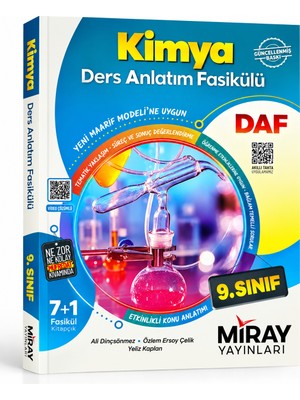 Miray Yayınları Miray Maarif Model 9.sınıf Kimya Daf Ders Anlatım Fasikülü