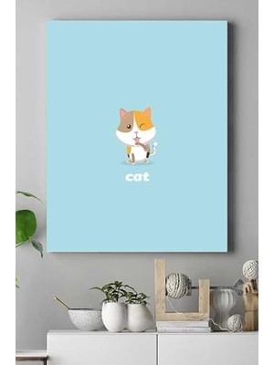 PSTER16740 Küçük Kedi Çocuk Odası Kanvas Tablo 40 x 60