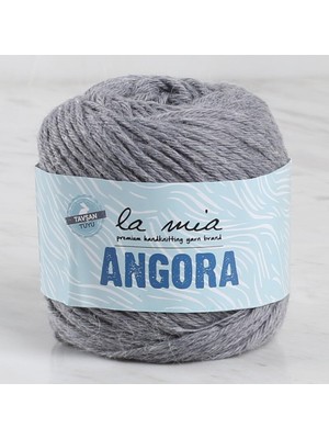 Store La Mia Angora 50GR Gri El Örgü Ipi - L134-33809