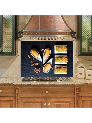 Mutfak Duvarı Tezgâh Arası Ocak Arkası Sticker Kaplama, Baklava Tatlı