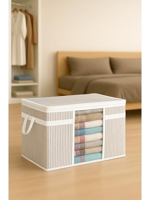 Düzenleyici, Pencereli Yastık Kazak Hurç Organizer (45 x 40 x 30)