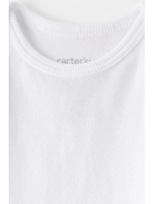 Carter's Bebek 4'lü Beyaz Body Set - Ls Prematüre-24 Ay Beyaz