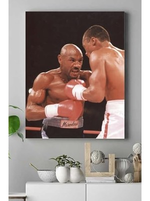 Marvin Hagler Dövüş Kanvas Tablo PSTER16916 2 21 x 30