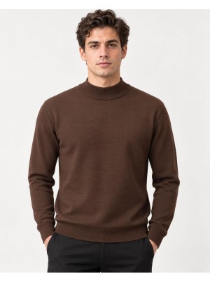 Classics Men Slim Fit Polo Yarım Balıkçı Uzun Kol Erkek Triko 07425