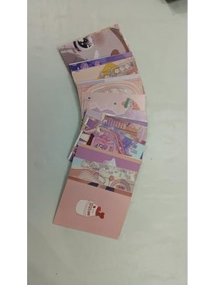 Kawaii Kore Tarzı Estetik Duvar Kolaj Seti, 50 Adet Çilekli Süt ve Pastel Anime Temalı Fotoğraf Kartları, 10X15 cm