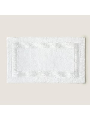 Chakra Plaın Bambu Paspas 40X60 Cm Beyaz