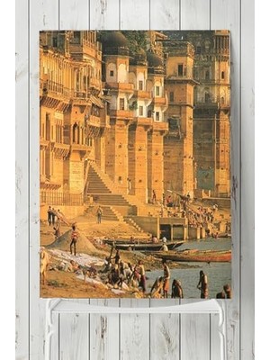 (PSTER9254) Varanasi Kutsal Mekan Posteri (60X90 Cm)