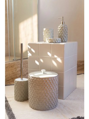 İrya Lindy 5 Parça Banyo Seti Gri