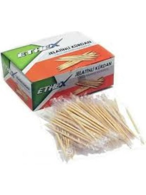 Ethex Jelatinli Bambu Kürdan 1 Paket (500 Adet)