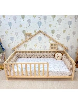 Markaawm Ahşap Karyola Montessori Çocuk Yatak Yeliz 100X200