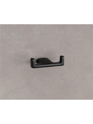 Slımo Ikili Askılık Siyah Renk 45X72X81 mm