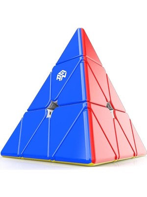 Gan Pyraminx Standard 36 Mıknatıslı Hızlı Piramit Rubik Küp Zeka Küpü Çıkartmasız Tr Resm