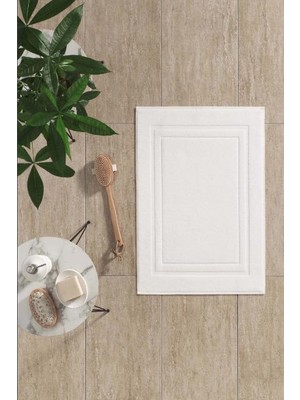 Özdilek Colored Banyo Paspası 50X70 cm Beyaz