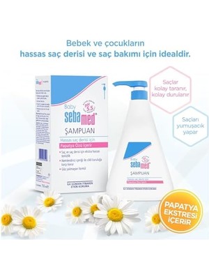 Skygo Revify Baby Ph 5.5 Göz Yakmayan Formül Nemlendirici Etkili Papatya Özütlü Bebek Şampuanı 750 ml