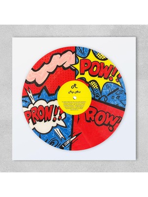 Store Recartt Dekoratif Plak Duvar Dekoru - Pop Art Koleksiyonu - Pa4