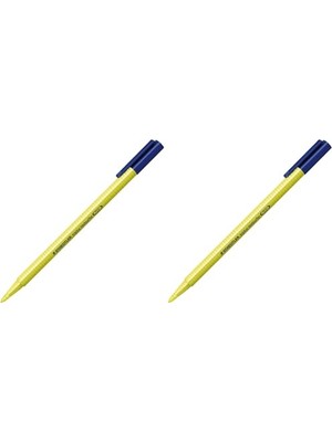3621 Triplus Textsurfer Üçgen Highlighter Sarı (2 Paketi)