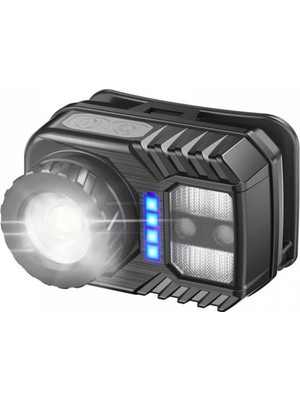 Store PS-571 Sensörlü Xpg Cob LED USB Şarj Edilebilir Lityum Pilli Zoomlu Kafa Feneri