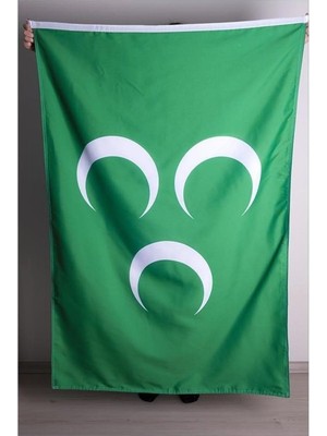 Store Zc Bayrak Üç Hilal Bayrağı Raşel Dijital Baskı 70X105