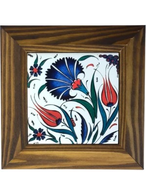 Store Ahşap Çerçeveli Dekoratif Seramik Tablo. SRMK-2024122