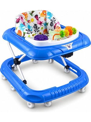 Baby Home Lüks Oyuncaklı Müzikli ve Işıklı Yürüteç 3 Kademeli Bebek Yürüteci