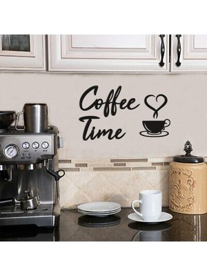 Store Coffee Time Ahşap Modern Kahve Mutfak Dekoru