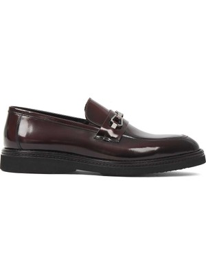 Celal Gültekin Erkek Bordo Açma Deri Loafer