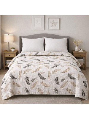 Khi-Zai King Size Desenli Pike Yatak Örtüsü Çift Kişilik 240X260 cm
